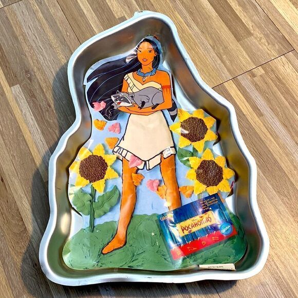 Disney Vintage Pocahontas Wilton Cake Pan baking Disney farmhouse decor wall art - Picture 1 of 4